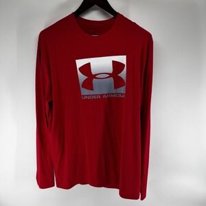 Under Armour Heatgear long sleeve t shirt XL Red
